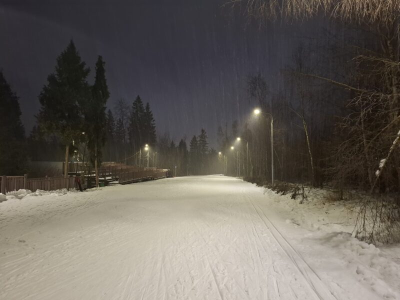 Трасса лыжероллерная Зеленоград Савелки, состояние на 22 декабря 2025 по отзыву, фото 1. 